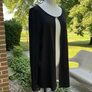 Formal black sweater by Rafaella.  Excellent condition, worn once. Womens 3x